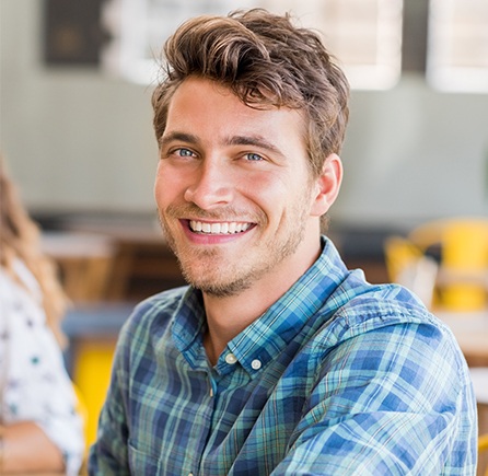 Man with healthy smile