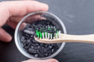 toothbrush with charcoal 