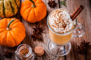 Pumpkin spice hot drink